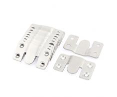 SOURCING MAP sourcingmap Marco sofá foto enclavamiento de soporte de unión del conector de gancho colgante 10 piezas