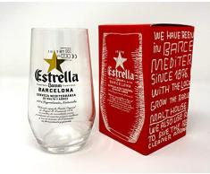 GarageBar Estrella - Vaso de cerveza (330 ml/33 cl)