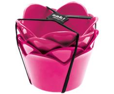 Zak ! Designs Set DE 4 Copas DE Postre Rosas 1333-9990