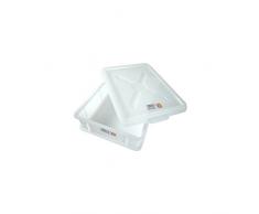 Giganplast Caja para masas de Pan y Pizza Mod. Service 30Â x 40Â x 10Â cm. Color: Blanco.