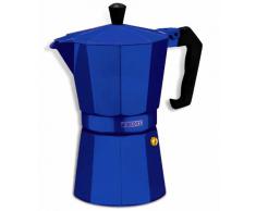 Monix M301706 M301706-Cafetera Italiana, 6 Tazas, Color Cobalto, Aluminio, 10 cm