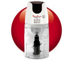 Moulinex Masterchop XL Picadora con 4 cuchillas, sistema de seguridad, 500 W, Negro, Blanco
