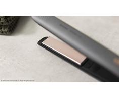 Cecotec Plancha de pelo 890 Titanium, placas de titanio, ajuste de temperatura 140-200 ºC,apagado automático, 3m de cable,protector de placas de silicona