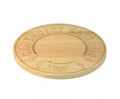 Tabla de cortar queso de madera de caucho recipiente Classic 35 cm Bandeja para quesos de madera-