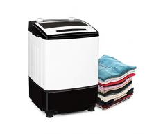 KLARSTEIN Bubble Boost Lavadora - 380 W de Potencia, Lavados con 3,5 kg, Centrifugado de 1kg, programable de 0 a 10 Minutos en Lavado y hasta 5 Minutos en Centrifugado, Negro