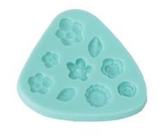 Molde De Silicona Flor Hoja en Forma DIY Para Candy Cake Pastel Fondant Decoración