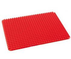 TV Hits - Molde de Silicona Antiadherente, diseÃ±o de pirÃ¡mide, Color Rojo