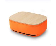DJZDZ Mesa for Tableta Mesa Simple con Bandeja Acolchada Cama for la Rodilla Perezosa Escritorio for computadora Mesa con losa Acolchada 3 Colores Disponibles 26 * 36 * 15 cm Escritorios Z4D0Z8