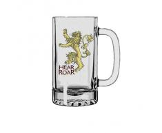 Juego de Tronos SDTSDT27343 - Jarra para Cerveza de Cristal, diseño Lannister Hear Me Roar (SD Toys SDTSDT27343) - Jarra Hear me Roar Lannister
