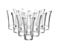 Queensway® - Vasos de chupito de 60 ml, para whisky, vodka, tequila y otras bebidas alcohólicas, 12 Shot Glasses