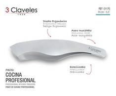 3 Claveles - Pinzas Pescado o Jamón, Acero Inoxidable - (14cm)