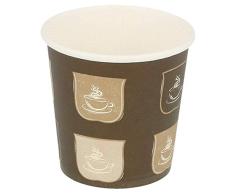 García de Pou 178.34 Vasos de Cartón Desechables para Café y Otras Bebidas Calientes, Caja de 1000