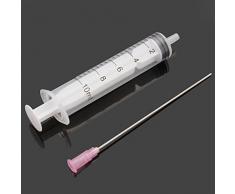 Tutoy 10 Ml Inyector De Jeringa para Rellenar Cartuchos De Tinta De La Ciss con 10 Cm De Largo Aguja