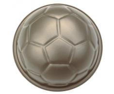 Staedter 614048 - Molde antiadherente con forma de pelota de fÃºtbol para tartas y flanes
