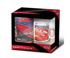 Cars Set regalo, Manta y Taza ceramica de - Sets de regalos para recién nacidos