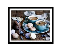 5D Pintura Diamante Painting Kit DIY Taladro Completo Taza de café artesanal Adultos Niño Punto Cruz Cuadro Grande Puzzle Rhinestone Bordado Art Home Pared Decor Manualidades C1343