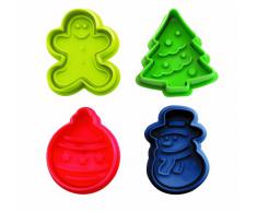 IBILI 733100 - Cortapastas con Expulsor Navidad (4 Pcs)