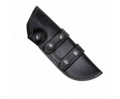 Muela Unisex - Adulto Rhino Micarta Negro Cuchillo Plata Talla única