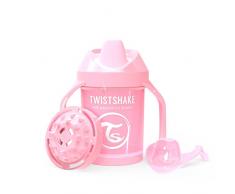 Twistshake 78267 - Vaso con boquilla, color pastel rosa