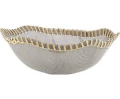 Alessi FC22/22 - Frutero de red de acero y fibra natural (22 cm)