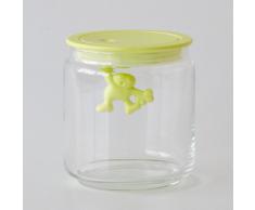 Alessi AMDR04 Y Gianni - Tarro de cristal (70 cl), tapa color amarillo