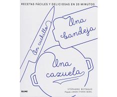 Un cuchillo, una bandeja, una cazuela