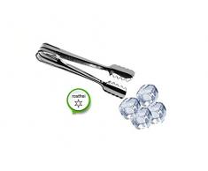 Pinzas de hielo de acero inoxidable de 16 cm Pinzas de hielo pinzas para azúcar Gebäckzange