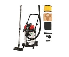 Einhell Expert 2342363 Aspirador seco/ liquido TE-VC 2230 SA de tipo industrial, 1150 W, 30 L, color plateado