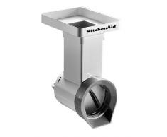 KitchenAid MVSA Accesorio kitchen aid mesa cortadora/rebanadora para robots de cocina, plástico, Acero Inoxidable, Plata, Color blanco
