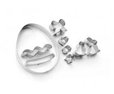 Ibili 794304 - Set 9 Cortapastas Huevo De Pascua