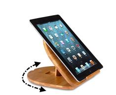 YISAMA Atril Para Libros Ajustable Con Base Rotativa,Soporte Tablet,Atril Libros Cocina