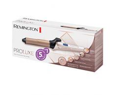 Remington Proluxe CI9132 - Rizador de Pelo, Cerámica y Revestimiento GripTech, Pinza de Pelo de 32 mm, Rosa