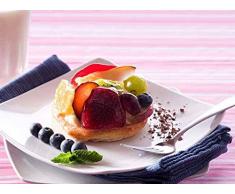 SF047 Molde de Silicona Forma Flan 6 cavidades en Color Terracota