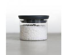 Brabantia 298301 - Bote, 0,3 l, con tapa, color gris oscuro y transparente