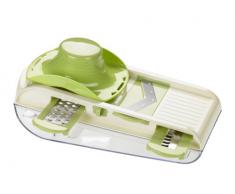 Lurch 220800 - Rallador Multiusos 4 en 1, Color Beige y Verde