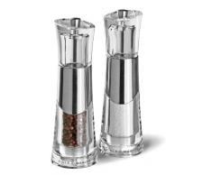 Cole&Mason Bobbi Molinillo de Pimienta, Cromo, Transparente, Centimeters