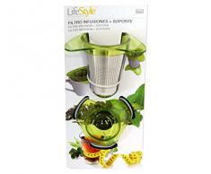 LifeStyle - Filtro de acero inoxidable para infusiones y soporte