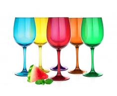 Copas de vino 300 ml en paquetes de 6 Mix Copa de vino copas de vino rojo vino blanco cristal