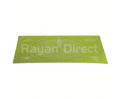 Verde grande para repostería de silicona bandeja de horno antiadherente Liner Rollo Cut Mat con mediciones