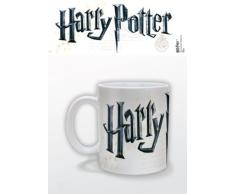HARRY POTTER Taza 320 Ml Logo, CerÃ¡mica, Multicolor, 11 x 12.5 x 1.3 cm