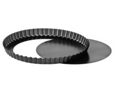 Premier Housewares - Molde antiadherente para horno con base extraíble (28 cm), color plateado