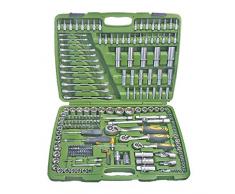 JBM 50895 - Pack de 216 piezas con vasos hexagonales en estuche (cincado) color verde