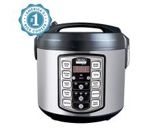 Aroma Housewares Professional Plus - Olla de arroz digital, vaporizador de alimentos, olla de acero inoxidable