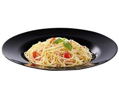 Luminarc Friends Time - Plato para pasta 28,5 cm, color negro