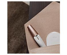 Braun FaceSpa 851V - Sistema 3 En 1 de cepillo de limpieza y depilación facial: elimina el vello, limpia y revitaliza la piel del rostro más 2 pilas adicionales