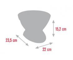 Meliconi BOWL Báscula de Cocina, 5 Kilogramos, Plata