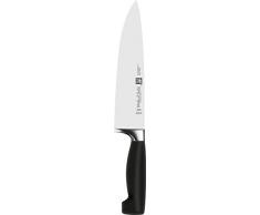 Zwilling Four Star - Cuchillo cebollero con Hoja forjada de una Ãºnica Pieza Sigmaforge, Hoja endurecida al frÃ­o Friodur, 200 milÃ­metros, Acero Inoxidable