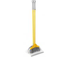 Apex 11722AM Duck - Juego de escoba y recogedor apilables