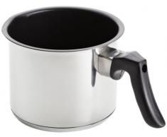 KrÃ¼ger 2112B - Jarra de Acero para Calentar Leche, 12 centÃ­metros, Color Plateado y Negro