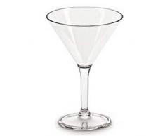 COPAS "MARTINI" 220 ML Ø 10x13,8 CM TRANSPARENTE POLICARBONATO